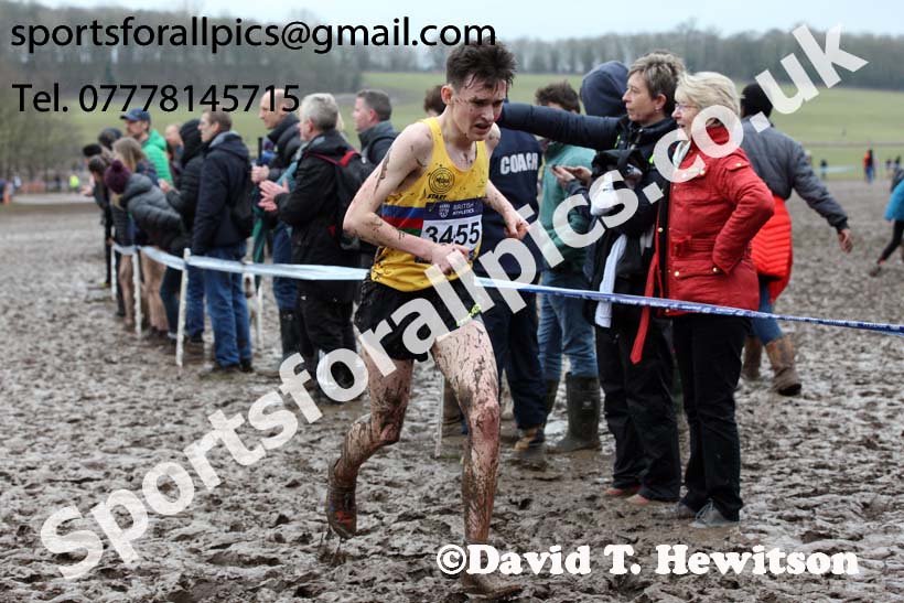Mens under-17s 2018 British Inter Counties Cross Country Champs., Prestwold Hall, Loughborough. Photo: David T. Hewitson/Sports for All Pics